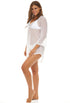 V-NECK BELL SLEEVE TUNIC - KRINKLE